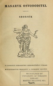 Cover of: Masaryk osvoboditel: sborník