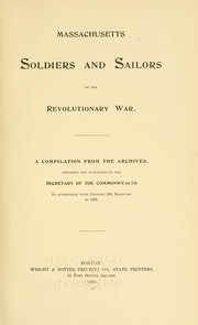 Cover of: Massachusetts soldiers and sailors of the Revolutionary War.   FRACER - GYPSON by Massachusetts. Office of the Secretary of State.