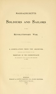 Cover of: Massachusetts soldiers and sailors of the revolutionary war. Vol. 4 COSE - DRYER by Massachusetts. Office of the Secretary of State.