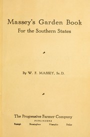 Cover of: Massey's Garden book for the Southern states