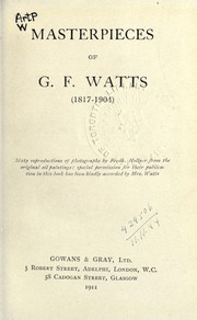 Cover of: Masterpieces of G.F. Watts