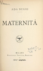 Cover of: Maternita