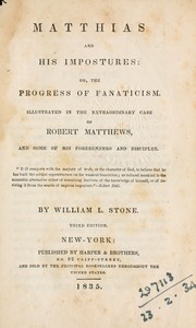 Cover of: Matthias and his impostures by William L. Stone