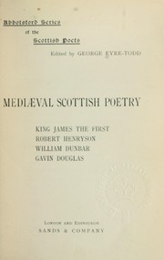 Cover of: Mediaeval Scottish poetry