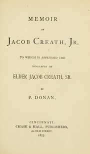 Memoir of Jacob Creath, Jr by Jacob Creath