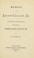 Cover of: Memoir of Jacob Creath, Jr