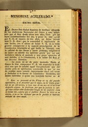 Cover of: Memorial acelerado