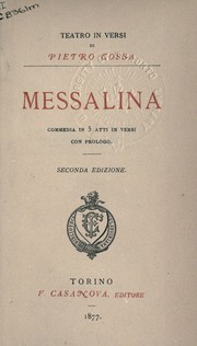 Cover of: Messalina by Pietro Cossa