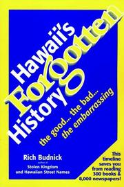 Hawaii's Forgotten History: 1900-1999 by Rich Budnick