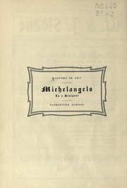 Michelangelo, as a sculptor