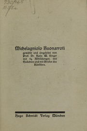 Cover of: Michelagniolo Buonarroti