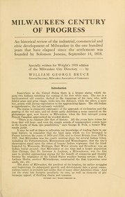 Cover of: Milwukee's century of progress