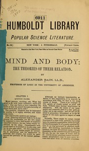 Cover of: Mind and body