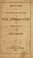 Cover of: Minutes of the sixty-second and sixty-third annual convention of the Evan. Lutheran Synod and Ministerium of North Carolina.