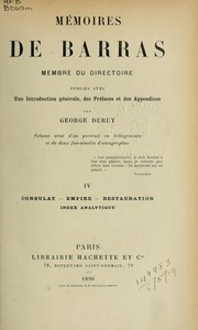 Cover of: Mémoires