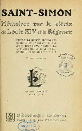 Le Siecle de Louis XIV