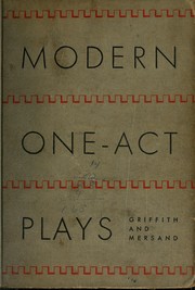 Cover of: Modern one-act plays by edited by Francis Griffith and Joseph Mersand.