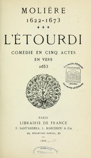 Cover of: Molière, 1622-1673