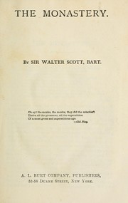 Cover of: The monastery by Sir Walter Scott