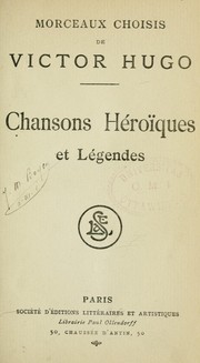 Cover of: Morceaux choisis