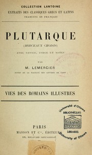 Cover of: Morceaux choisis