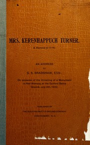 Mrs. Kerenhappuch Turner by George S. Bradshaw