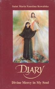 Cover of: Diary: Divine Mercy in My Soul