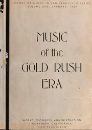 Cover of: Music of the Gold Rush era
