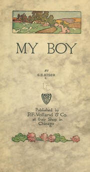 Cover of: My boy