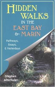 Cover of: Hidden Walks in the East Bay and Marin: Pathways, Essays, and Yesterdays