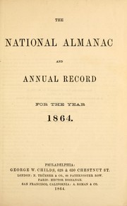 Cover of: The national almanac and annual record for the year 1864