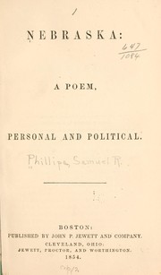 Cover of: Nebraska by Samuel R. Phillips