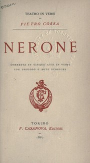 Cover of: Nerone by Pietro Cossa