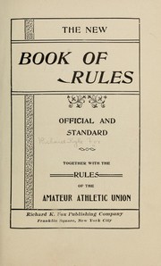 Cover of: The new book of rules, official and standard