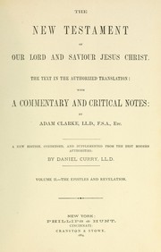 Cover of: The New Testament of our Lord and Saviour Jesus Christ: the text in the Authorized translation