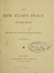 Cover of: The New Year's peace, and other poems by Ernest Warburton Shurtleff