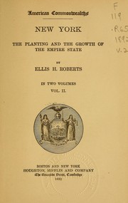 Cover of: New York: the planting and the growth of the Empire State