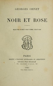 Cover of: Noir et rose