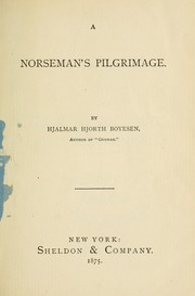 Cover of: A Norseman's pilgrimage