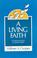Cover of: A living faith