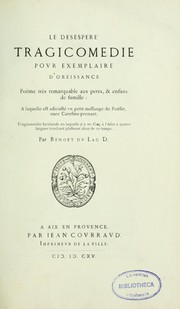 Cover of: Note sur Benoet du Lac, ou, Le théâtre et la Bazoche à Aix à la fin du XVIe siècle