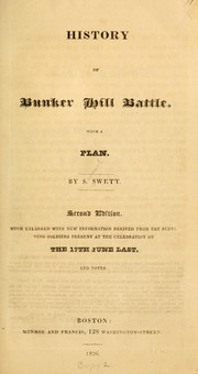 Cover of: Notes to his sketch of Bunker-hill battle