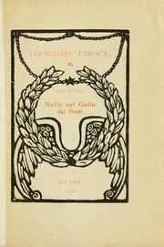 Cover of: Notte sul golfo dei poeti by Sem Benelli