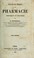 Cover of: Nouveau traité de pharmacie théorique et pratique