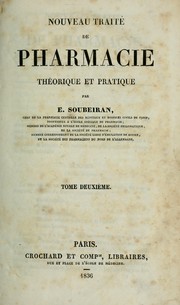Cover of: Nouveau traité de pharmacie théorique et pratique