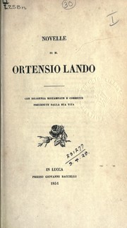 Novelle by Ortensio Landi