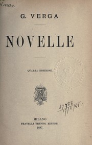 Cover of: Novelle