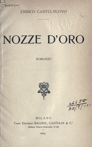 Cover of: Nozze d'oro: romanzo