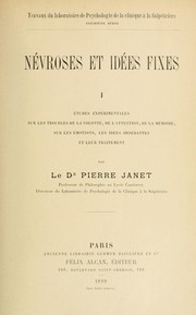 Cover of: Nérvoses et idées fixes ... by Pierre Janet
