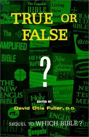 Cover of: True or False by David Otis Fuller